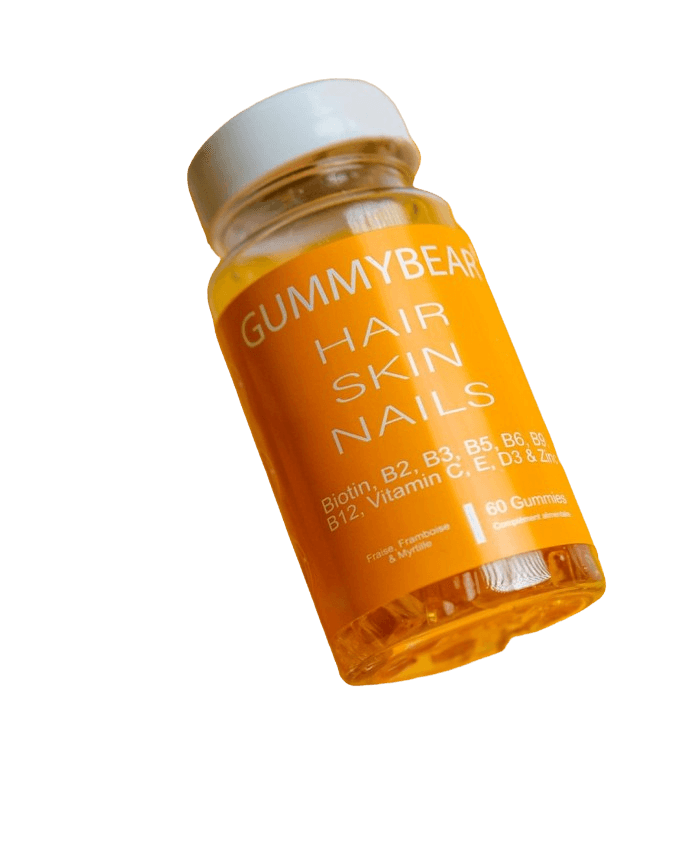 GUMMYBEAR Hair Skin et Nails, 60 Gummies