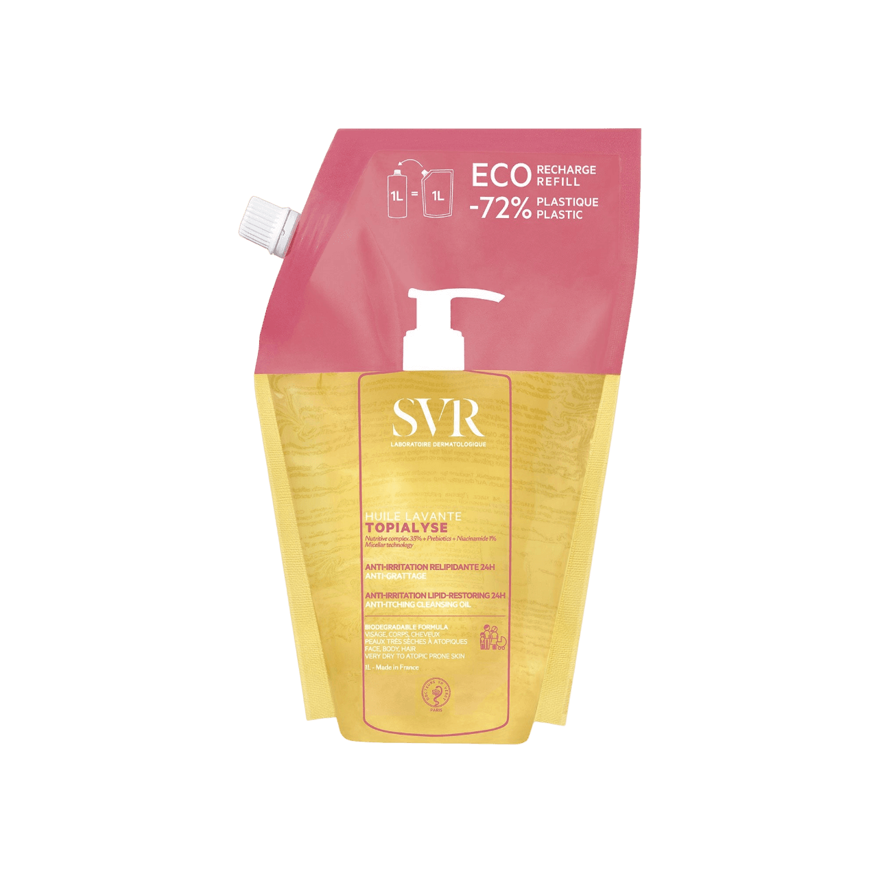 SVR Topialyse Huile Lavante Recharge 1L