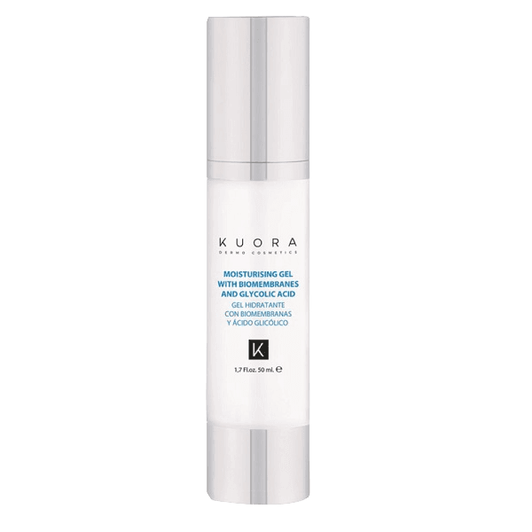KUORA GEL HYDRATANT AUX BIOMEMBRANES ET A L'ACIDE GLYCOLIQUE SPF10 50ML