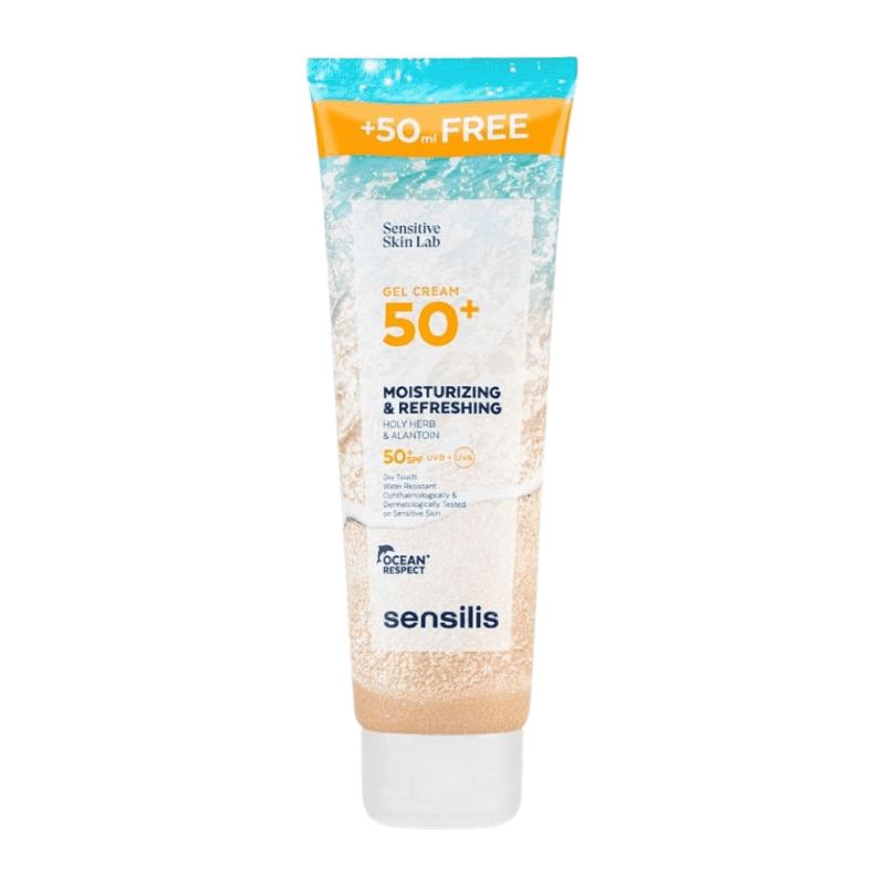 SENSILIS GEL CREME HYDRATANT RAFRAICHISSANT SPF50+ 250ML