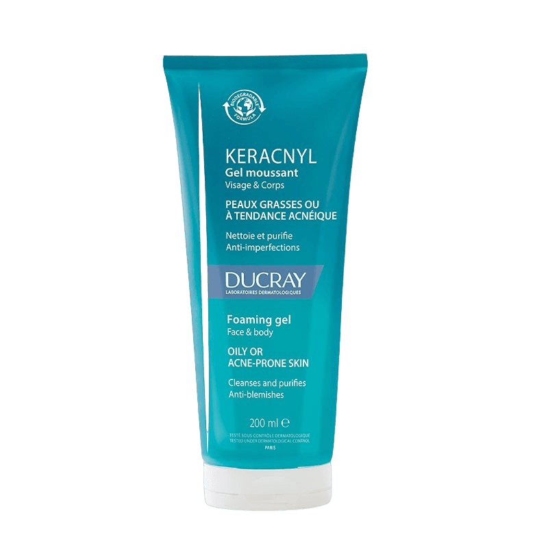 DUCRAY KERACNYL GEL MOUSSANT 200 ML