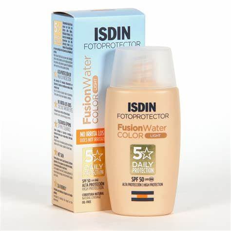 ISDIN FOTOPROTECTOR FUSION WATER TEINTEE LIGHT SPF50+ 50ML