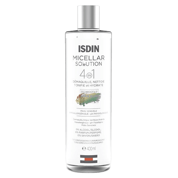ISDIN SOLUTION MICELLAIRE HYDRATANTE 4 EN 1 400 ML