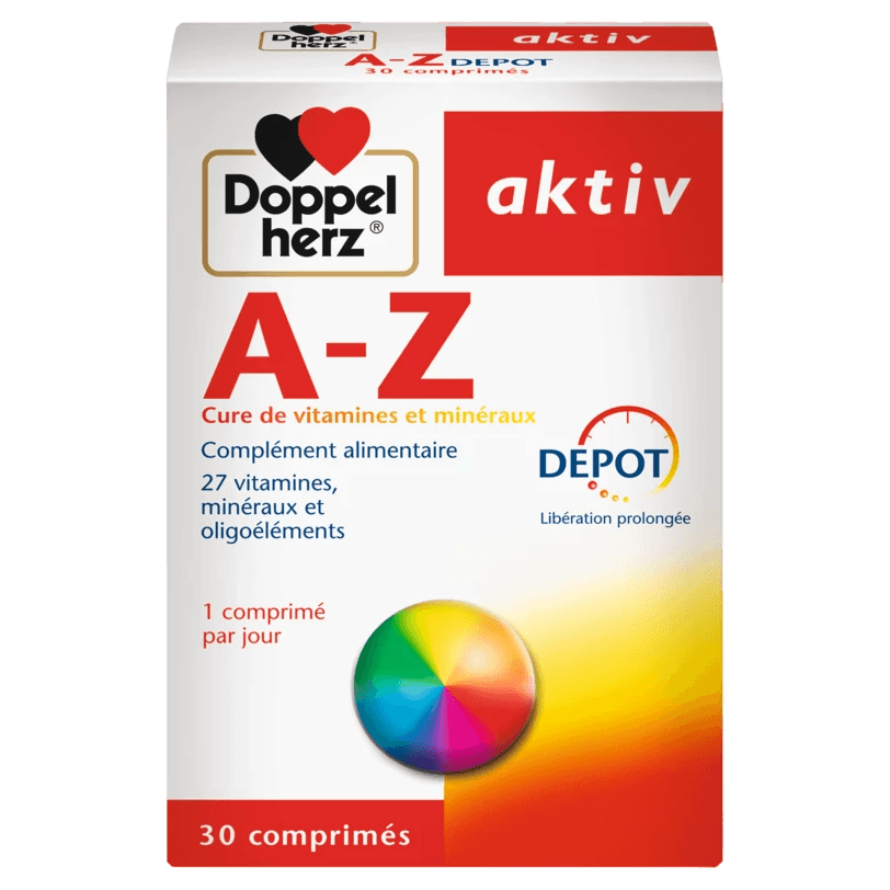 AKTIV A-Z 27 VITAMINES ET MINERAUX 30 COMPRIMES