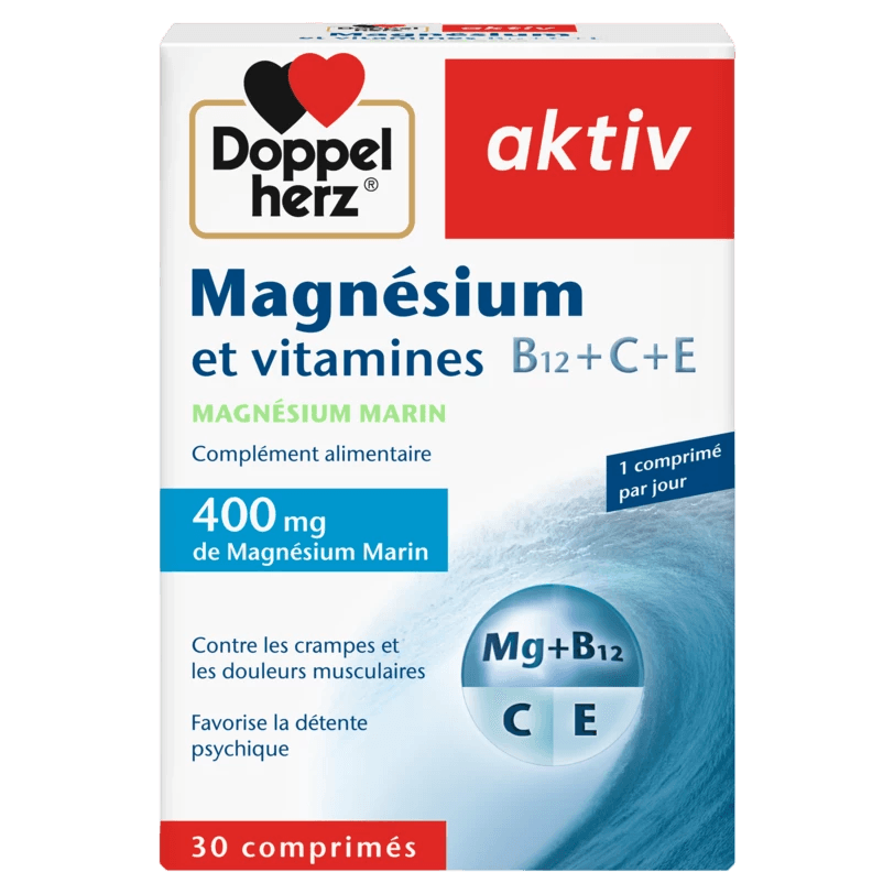 AKTIV MAGNESIUM ET VITAMINES 30 COMPRIMES