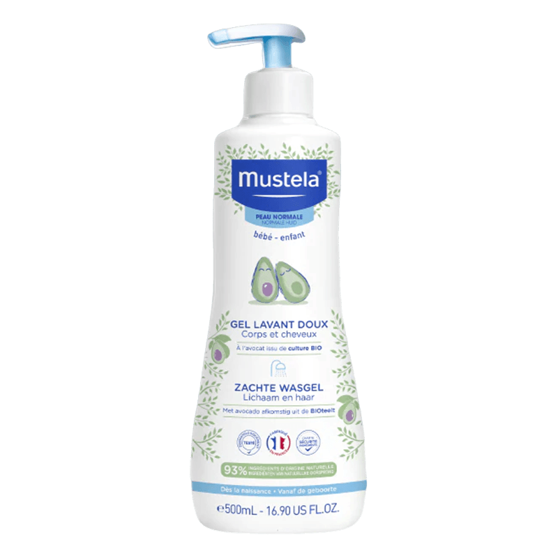 Gel Lavant Doux Bébé à l'avocat BIO 500ML