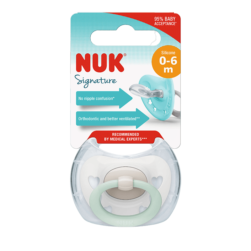 NUK SUCETTE SILICONE SIGNATURE 0-6 MOIS