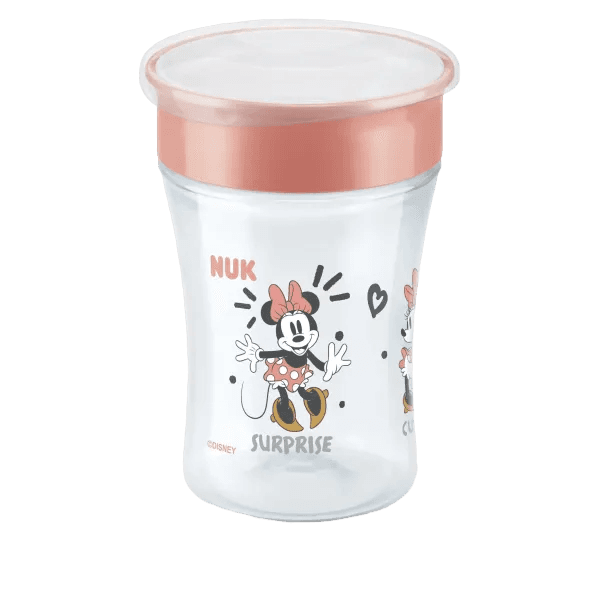 Magic cup disney baby mickey mouse saumon 230 ml 8 mois et + - Nuk