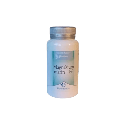 PHYSIOSOURCES MAGNESIUM MARIN + VIT B6 - 60 GELULES