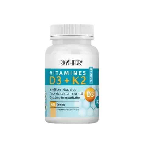 BIOHERBS VITAMINE D3+K2 BT 60G