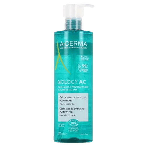 A-DERMA BIOLOGY AC GEL MOUSSANT NETTOYANT PURIFIANT 400ML