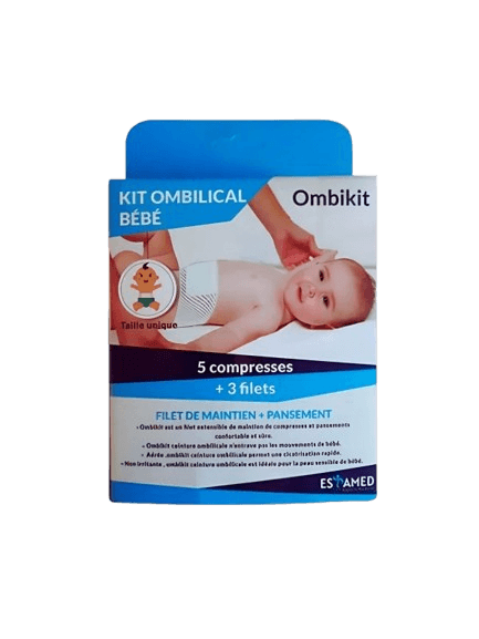ESPAMED KIT OMBILICAL BEBE 5 COMPRESSES + 3 FILETS