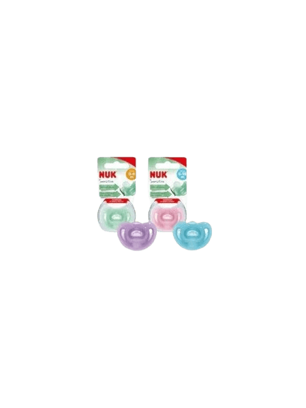 NUK SENSITIVE - SUCETTE SENSITIVE AVEC BOITE 6-18MOIS
