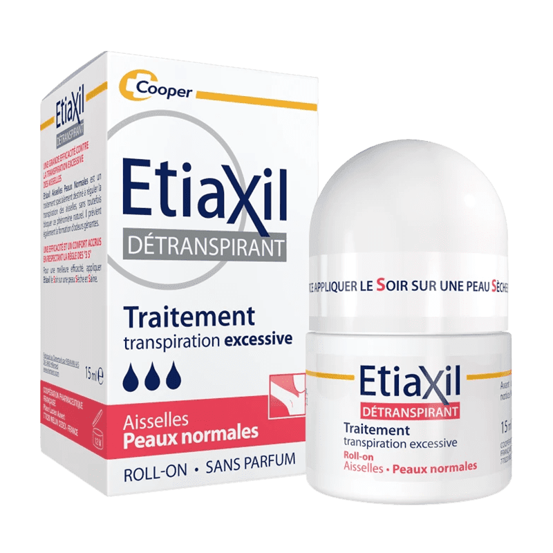 ETIAXIL ROLL-ON DETRANSPIRANT AISSELLES PEAUX NORMALES 15ML