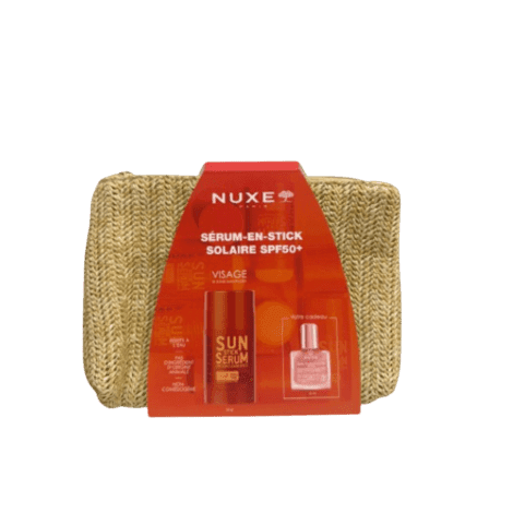 TROUSSE NUXE SUN SERUM EN STICK SOLAIRE SPF50+ + HUILE PRODIGIEUSE FLORALE 10ML