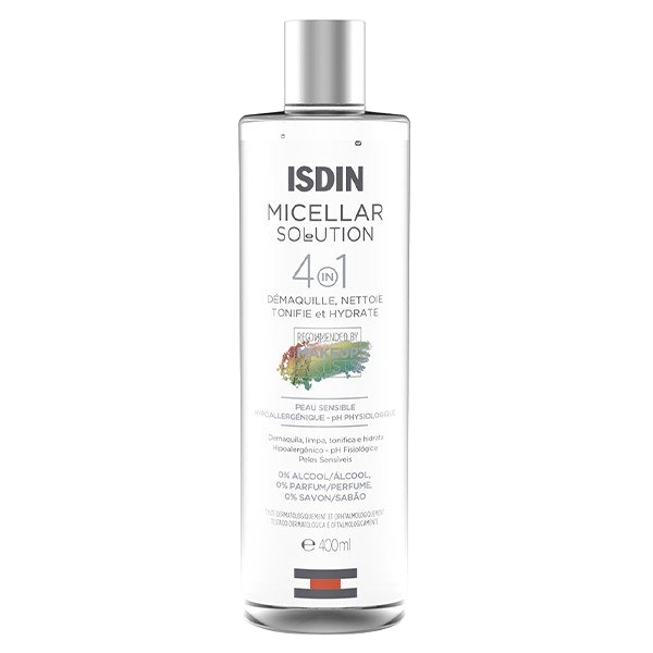 ISDIN SOLUTION MICELLAIRE HYDRATANTE 4 EN 1 400 ML