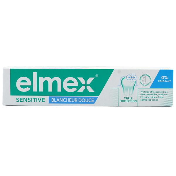 ELMEX DENTIFRICE SENSITIVE BLANCHEUR DOUCE 75ML