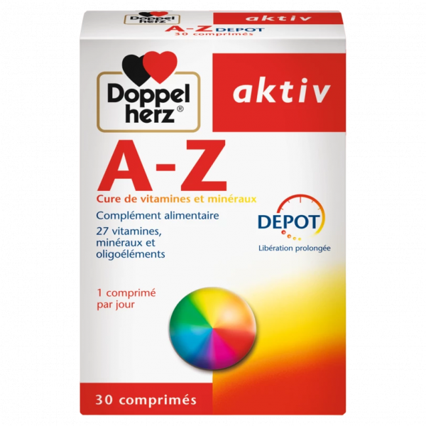 AKTIV A-Z 27 VITAMINES ET MINERAUX 30 COMPRIMES