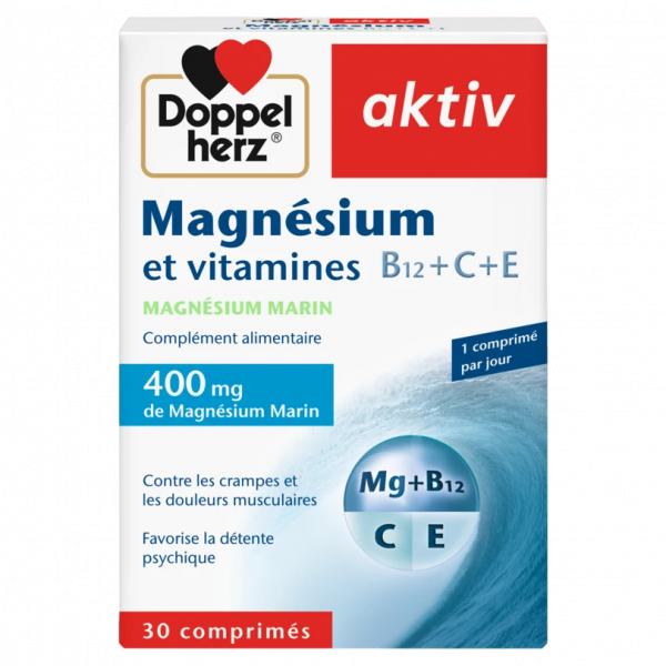 AKTIV MAGNESIUM ET VITAMINES 30 COMPRIMES