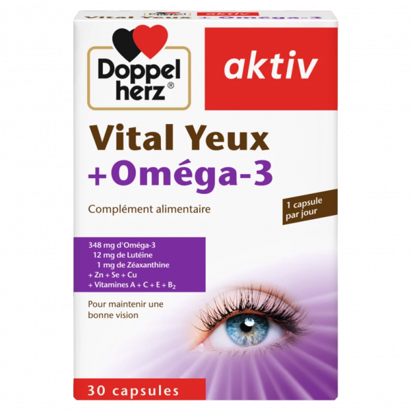 AKTIV VITAL YEUX+OMEGA3 30 CAPSULES