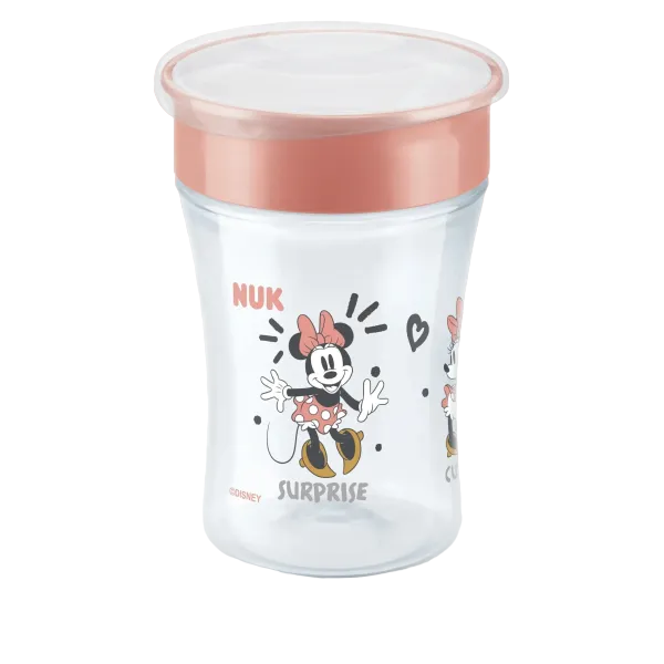 Magic cup disney baby mickey mouse saumon 230 ml 8 mois et + – Nuk