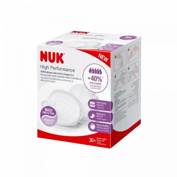 NUK COUSSINETS D’ALLAITEMENTS HIGH PERFORMANCE 30 PIECES