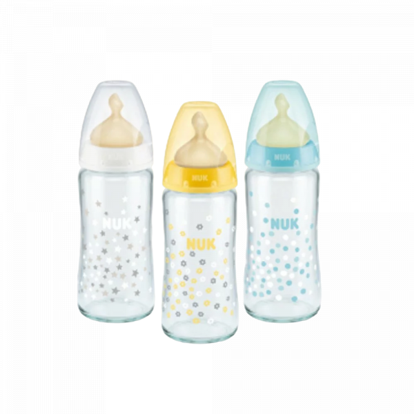 NUK First choice Biberon Verre 0-6M 240ML