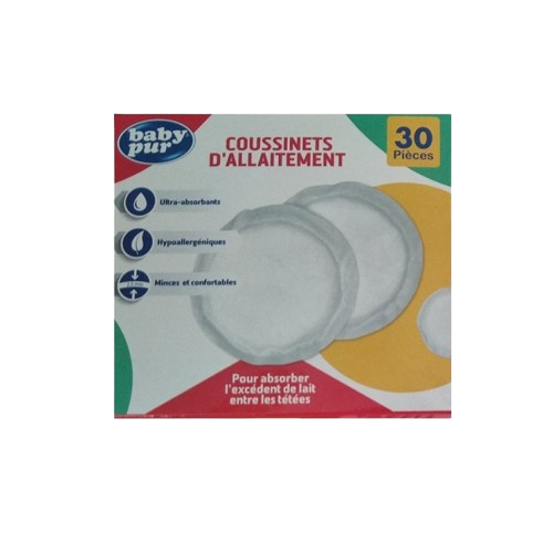 BABY PUR COUSSINETS D'ALLAITEMENT 30 PIECES