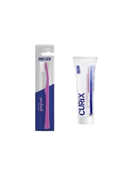 CURIX DENTIFRICE GINGIVAL + BROSSE A DENTS