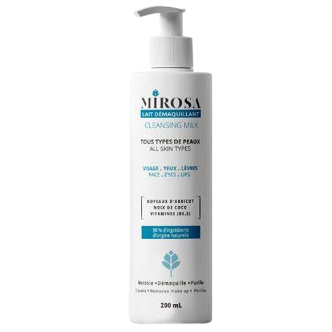 MIROSA LAIT DEMAQUILLANT 200ML