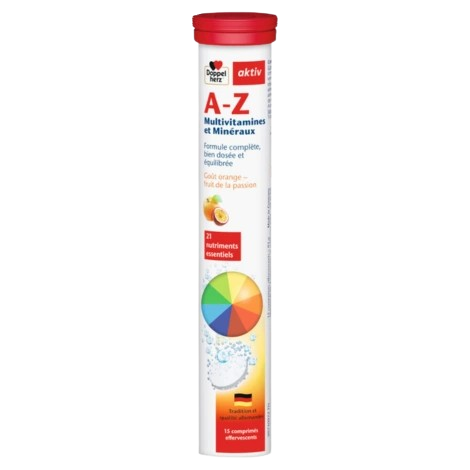 AKTIV A-Z MULTIVITAMINES ET MINERAUX 15 COMPRIMES EFFERVESCENTS
