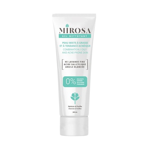 MIROSA GEL NETTOYANT PEAU MIXTE A GRASSE 200ML