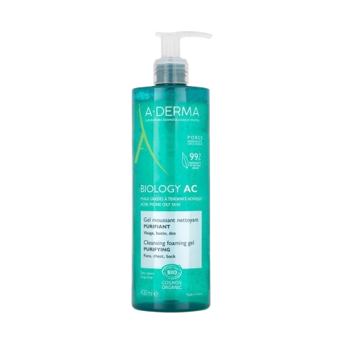 A-DERMA BIOLOGY AC GEL MOUSSANT NETTOYANT PURIFIANT 400ML