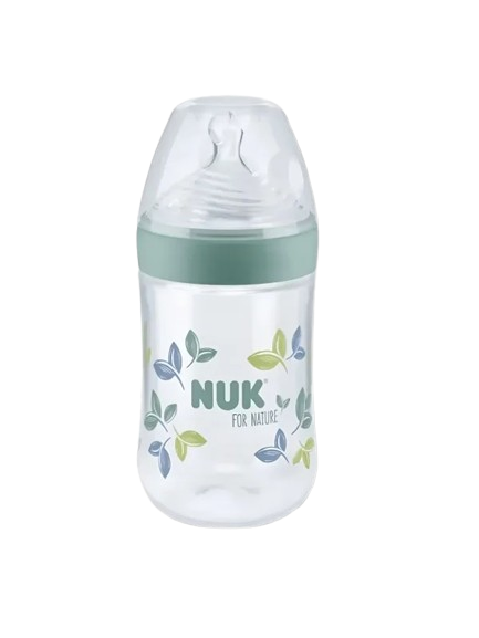 NUK FOR NATURE - BIBERON AVEC TEMPERATURE CONTROL +0MOIS 260ML