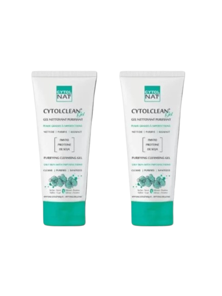 CYTOLCLEAN - LOT DE 2 GELS NETTOYANTS PURIFIANTS