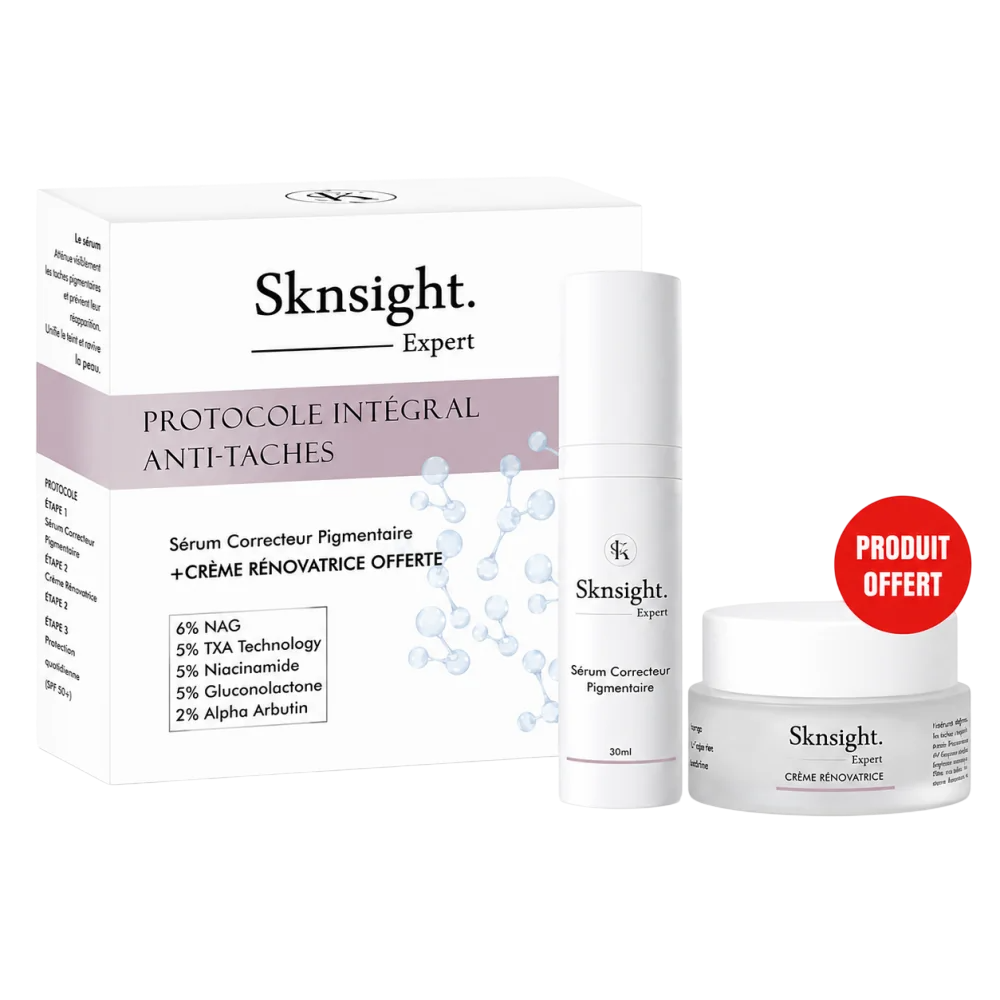 SKINSIGHT - PROTOCOLE INTÉGRAL ANTI TACHE : SERUM + CREME OFFERTE